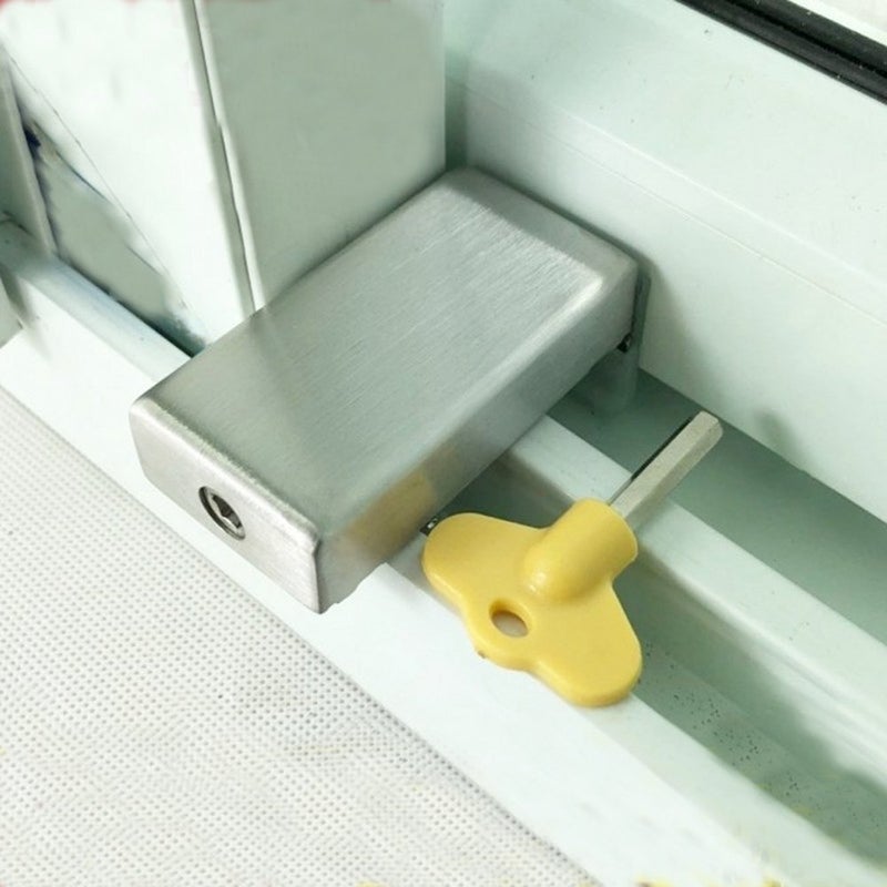 dingchi (2PCS) Sliding Door & Window Locks Aluminum Alloy Plastic Steel Window Limit Door Lock Children Safety Protection Lock - Image 2